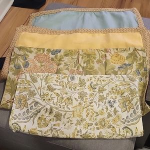 Set of 4 Coordinating Pottery Barn Throw Pillow Covers 20" and 18"